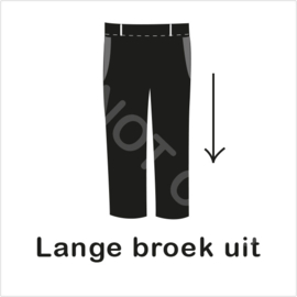 ZW/W - Lange broek uit