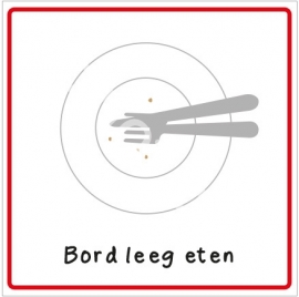 Bord leeg eten (HR)