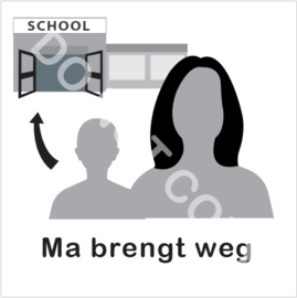 ZW/W - Ma brengt weg school