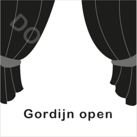 ZW/W - Gordijn open