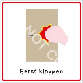 Eerst kloppen (HR)