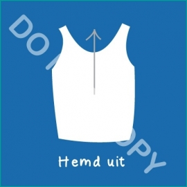 Hemd uit (A)