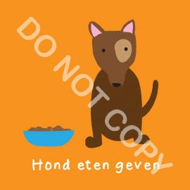 Hond eten geven (K)