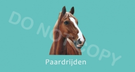 Paardrijden - M