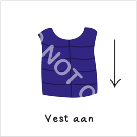 (Zwaarte)vest aan (S)