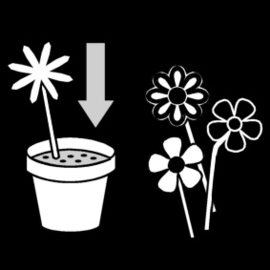 7.005 Bloemen/ bakje maken