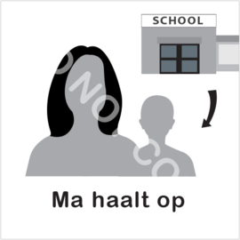 ZW/W - Ma haalt op school