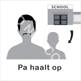 ZW/W - Pa haalt op school