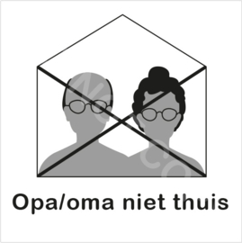 ZW/W - Opa/oma niet thuis