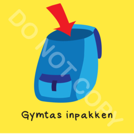 Gymtas inpakken (O)