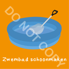 Zwembad schoonmaken (K)