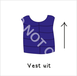 (Zwaarte)vest uit (S)