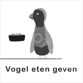 ZW/W - Vogel eten geven