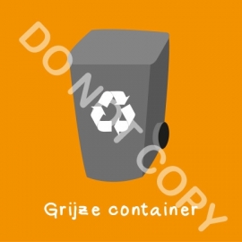 Grijze container (K)