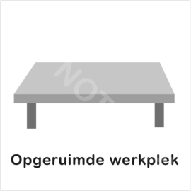 ZW/W - Opgeruimde werkplek