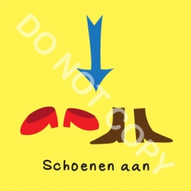 Schoenen aan (O)