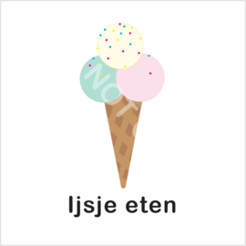 BASIC - IJsje eten