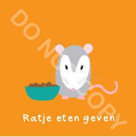 Ratje eten geven (K)