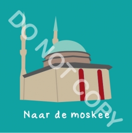 Naar de moskee (act.)