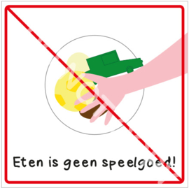 Eten is geen speelgoed! (HR)