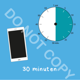 Mobiel tijden 30 min (BT) - T