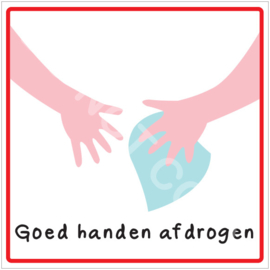 Stap 8. Goed handen afdrogen - HR