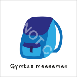 Gymtas meenemen (S)