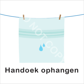 BASIC - Natte handdoek ophangen