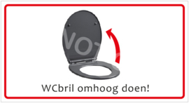 WCbril omhoog doen! (HR) T/V