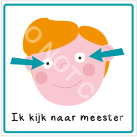 Ik kijk naar de meester J (LM)