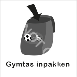 ZW/W - Gymtas inpakken