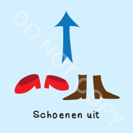 Schoenen uit (M)