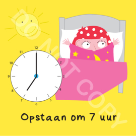 Opstaan 7 uur Mia (O)