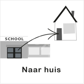 ZW/W - Naar huis (pijl)