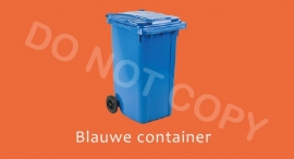 Blauwe container - T/V