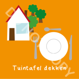 Tuintafel dekken (K)