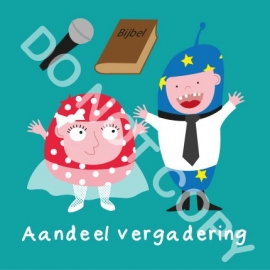 Aandeel vergadering kerk (act.)