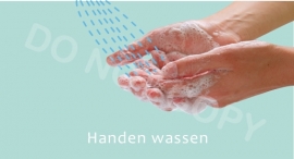 Handen wassen - M