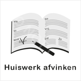 ZW/W - Huiswerk afvinken