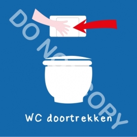 WC doortrekken (A)