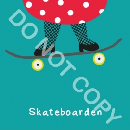 Skateboarden (act.)