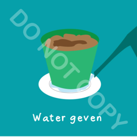 Water geven pot (act.)