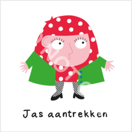 Jas aantrekken Mia (S)