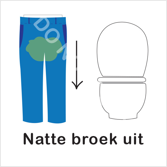BASIC - Natte broek uit