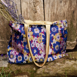 Brocaat bordeaux blauw
