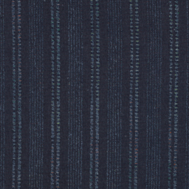 Denim Jacquare Frayed stripes