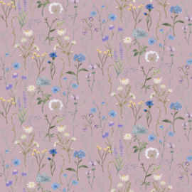 Oudroze bloemetjes