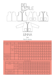 Bel'Etoile patroon Junna vest kids en dames