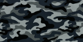 Babyrib camouflage grijs
