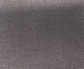 coupon Lurex effen donkergrijs
